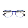 Etnia Barcelona Daniel Rectangular Frame Eyeglasses With Gradient Design In Blue