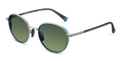 Etnia Barcelona Devils Elbow Tqsl Men's Sunglasses Blue Size 51 In Silver