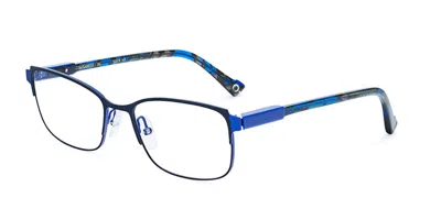 Etnia Barcelona Elisabeth Bl Women's Glasses Blue Size 55 - Free Lenses - Blue Light Block Available In Denim Blue On Blue