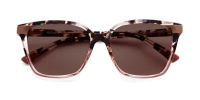 Etnia Barcelona Encants Polarized Hvpk Women's Sunglasses Tortoiseshell Size 56 In Shiny Pink Tortoise