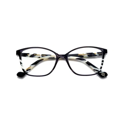 Etnia Barcelona Etosha Cat-eye Eyeglasses With Zebra-striped Temples In Pattern