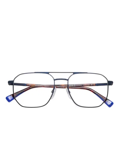 Etnia Barcelona Geometric-frame Glasses In Blue