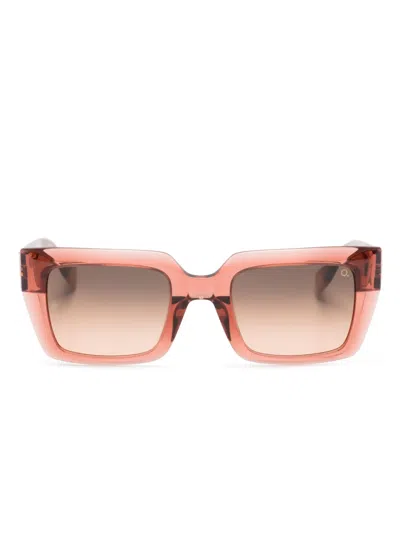 Etnia Barcelona Gorgonia Rectangle-frame Sunglasses In Orange