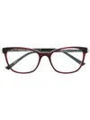 Etnia Barcelona Grimaldi Square-frame Glasses In Red