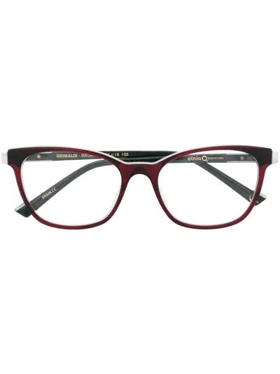 Etnia Barcelona Grimaldi Square-frame Glasses In Red