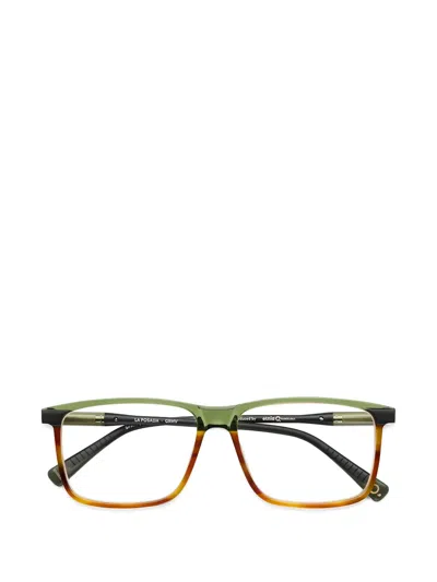 Etnia Barcelona La Posada Rectangular Frame Glasses In Green