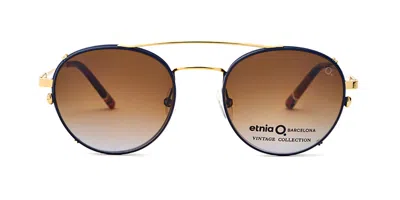 Etnia Barcelona Le Marais Clip-on Only Gdbl Occhiali Da Sole Oro Per Uomo In Yellow