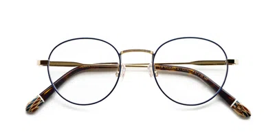 Etnia Barcelona Le Marais Ii Gdbl Occhiali Da Vista Blu Per Uomo (solo Montatura) In Brown
