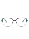 Etnia Barcelona Leonor Square-frame Glasses In Green