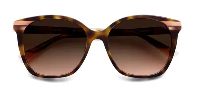Etnia Barcelona Liceu Hvog Women's Sunglasses Tortoiseshell Size 55 In Brown