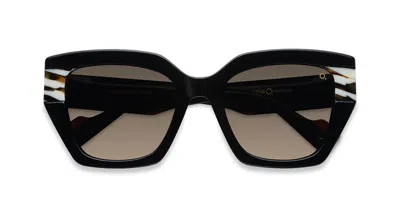Etnia Barcelona Mambo No.11 Bkze Occhiali Da Sole Neri Per Donna In Black