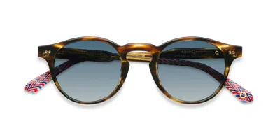 Etnia Barcelona Mission District Sun Ii Hvbl Men's Sunglasses Tortoiseshell Size 47 In Multi