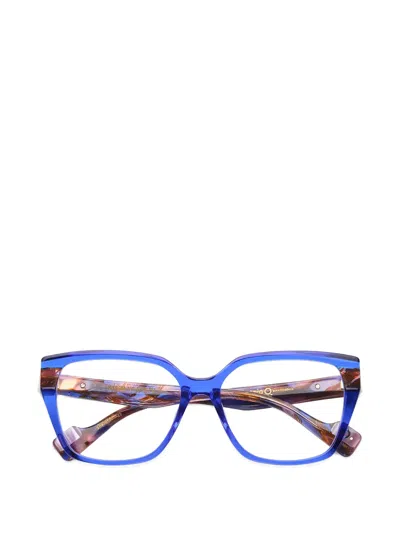 Etnia Barcelona Mixura Geometric Glasses In Blue
