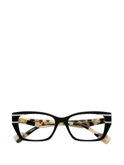 Etnia Barcelona Mixura No4 Geometric-frame Glasses In Black