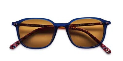 Etnia Barcelona Mont Ras Sun Polarized Blhv Men's Sunglasses Blue Size 53 In Brown