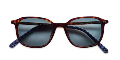 Etnia Barcelona Mont Ras Sun Polarized Hv Men's Sunglasses Tortoiseshell Size 53 In Brown