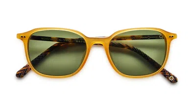 Etnia Barcelona Mont Ras Sun Polarized Ywhv Men's Sunglasses Yellow Size 53 In Green