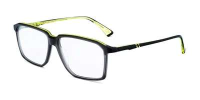 Etnia Barcelona Mont Ventoux Bkyw Men's Glasses Black Size 56 - Free Lenses - Blue Light Block Available In Black Top Yellow