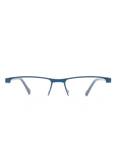 Etnia Barcelona Munster Rectangle-frame Glasses In Blue