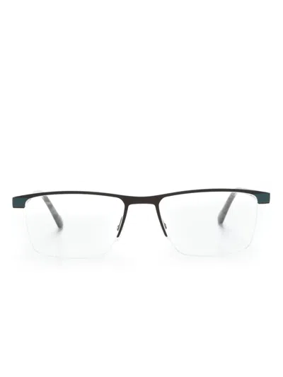 Etnia Barcelona Munster Rectangle-frame Glasses In Brown