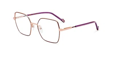 Etnia Barcelona Olivine Pgbx Women's Glasses Burgundy Size 52 - Free Lenses - Blue Light Block Available In Rose Gold Bordeaux