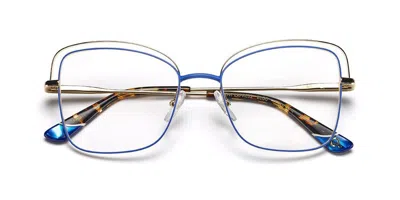 Etnia Barcelona Orient Express Blgd Occhiali Da Vista Blu Per Donna (solo Montatura) In Multi