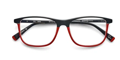Etnia Barcelona Pol Bkrd Occhiali Da Vista Rossi Per Uomo (solo Montatura) In Black