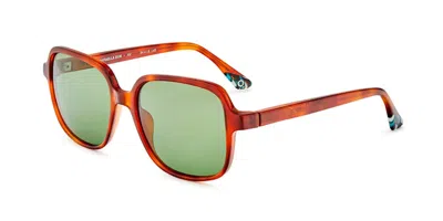 Etnia Barcelona Raffaella Sun Polarized Hv Women's Sunglasses Tortoiseshell Size 54 In Brown