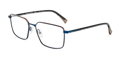 Etnia Barcelona Rancho Grande Blbr Men's Glasses Blue Size 57 - Free Lenses - Blue Light Block Available In Navy Blue Bronze Brown