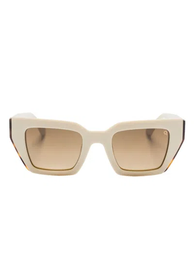 Etnia Barcelona Ritmo Square-frame Sunglasses In Neutrals