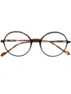Etnia Barcelona Round-frame Tortoiseshell Glasses In Brown