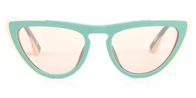 Etnia Barcelona Ruby Sun Grpk Women's Sunglasses Green Size 54