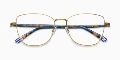 Etnia Barcelona Santa Cristina Men's Glasses, , Size 55 In Gold