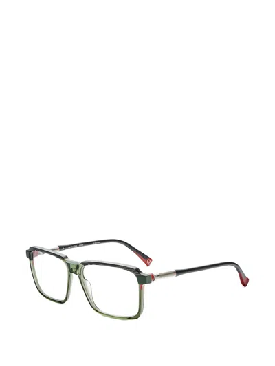 Etnia Barcelona Santa Rosa Browline Glasses In Green