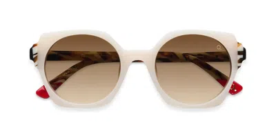 Etnia Barcelona Sants Whze Women's Sunglasses  Size 51 In Brown
