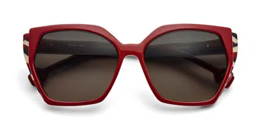 Etnia Barcelona Sylys Rd Occhiali Da Sole Rossi Per Donna In Red