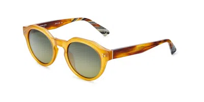 Etnia Barcelona Tossa Sun Ywhv Men's Sunglasses Yellow Size 49 In Red
