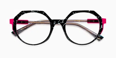 Etnia Barcelona Trastamara Geometric-frame Glasses In Black