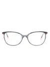 Etnia Barcelona Veracruz Round-frame Glasses In Black