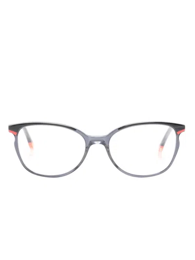 Etnia Barcelona Veracruz Round-frame Glasses In Black