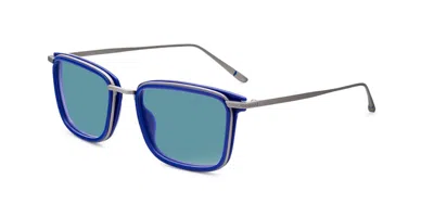 Etnia Barcelona Waterfront Sun Polarized Slbl Men's Sunglasses Blue Size 53