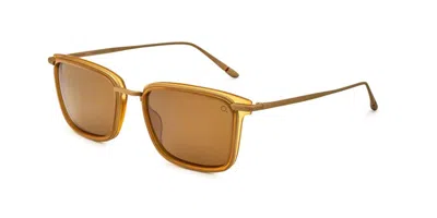 Etnia Barcelona Waterfront Sun Polarized Ywgd Men's Sunglasses Yellow Size 53