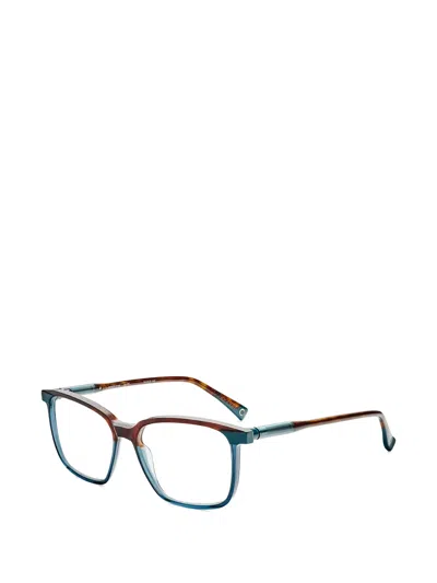 Etnia Barcelona White Oak Geometric-frame Glasses In Blue