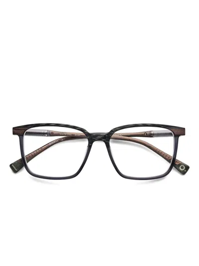 Etnia Barcelona White Oak Wood-effect Square Glasses In Multi