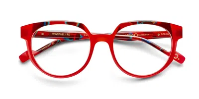 Etnia Barcelona Wintour Rd Occhiali Da Vista Rossi Per Donna (solo Montatura)