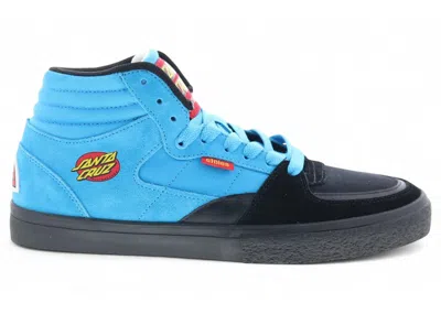 Pre-owned Etnies Men's  Screw Vulc Mid Santa Cruz Sneakers In Blue/black/red In Multi