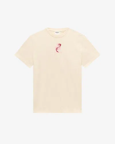 Isabel Marant Étoile Abyo Tee-shirt In Beige