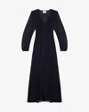 Isabel Marant Étoile Amara V-neck Maxi Dress In Black