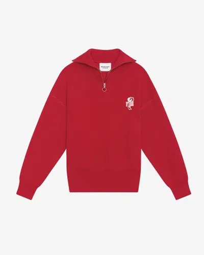 Isabel Marant Étoile Azra Sweater In Red