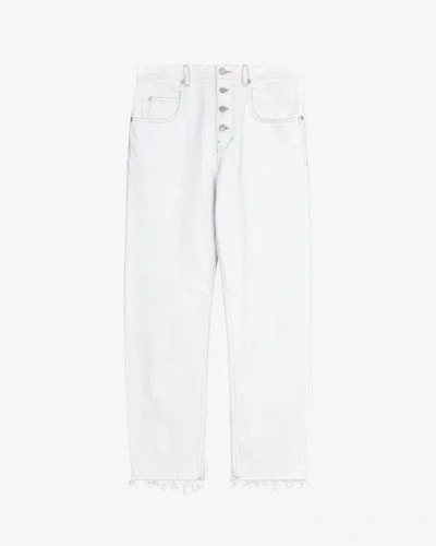 Isabel Marant Étoile Belden Jeans In White